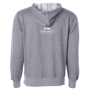 CHI Half/5K Unisex Fleece Hoody -Gunmetal- State