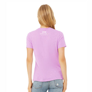 CHI Half/5K Women's Fashion Relaxed Tee -Lilac- State