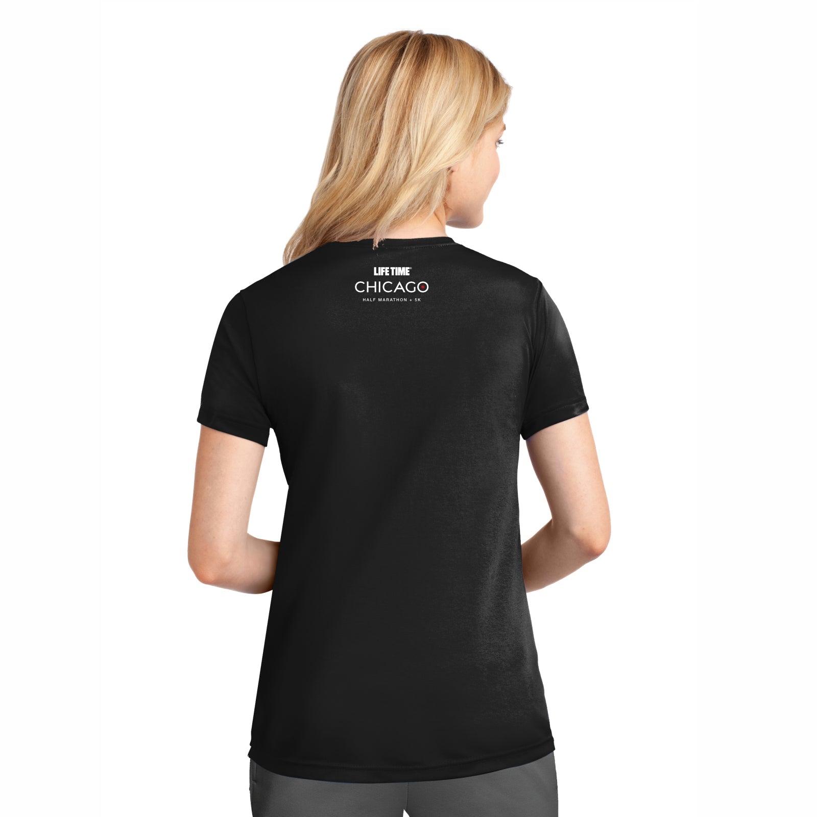 CHI Half/5K Women's Tech Tee -Black- 2024 Finisher