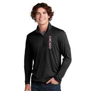 CHI Half/5K Men's Tech 1/4 Zip -Black- LCP