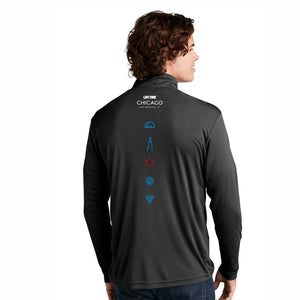 CHI Half/5K Men's Tech 1/4 Zip -Black- LCP