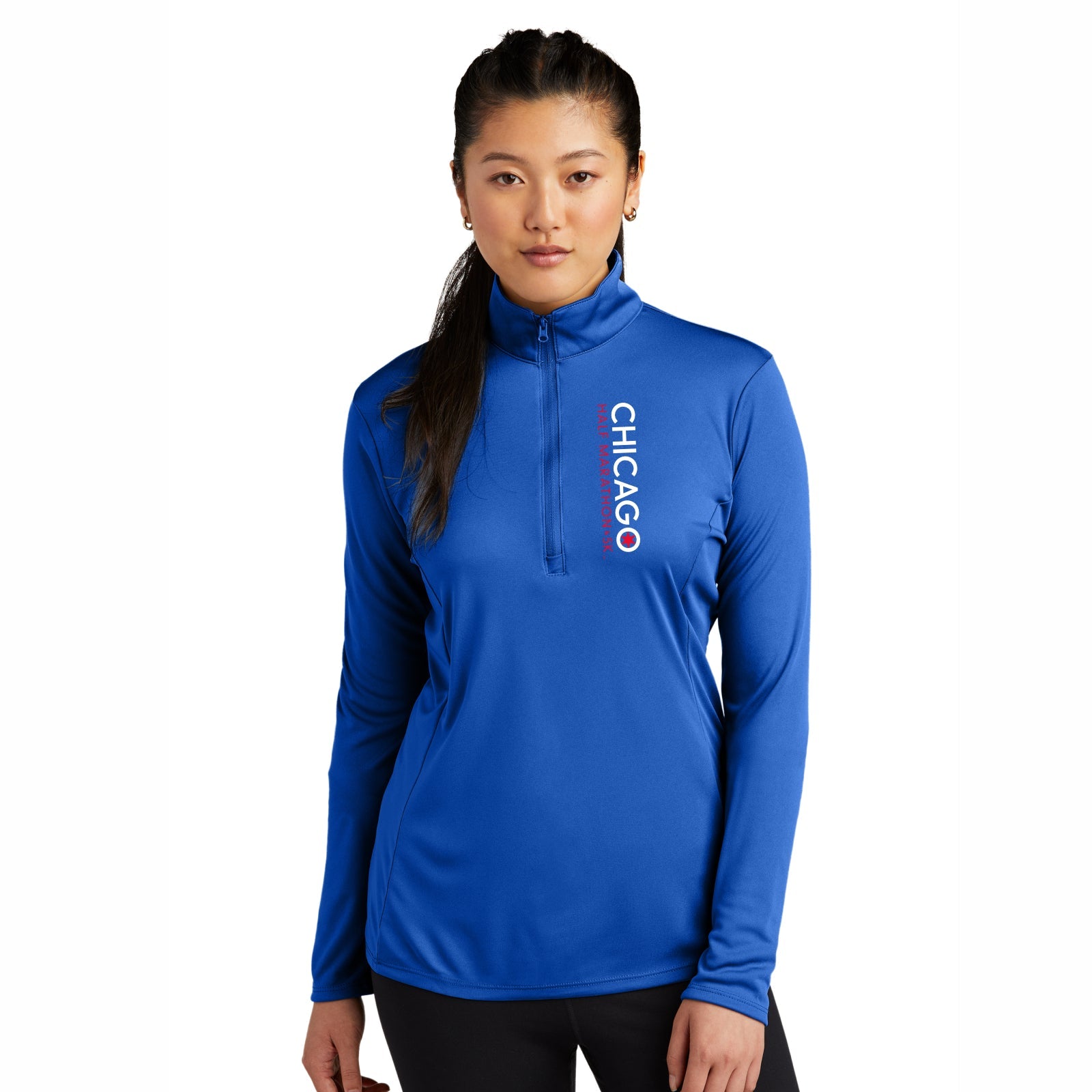 CHI Half/5K Women's Tech 1/4 Zip -Royal- LCP