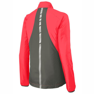 CHI Half/5K Women's Zip Shell -Hot Coral- Embroidery